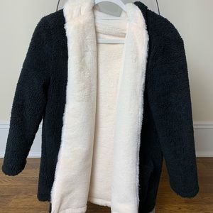 Reversible Fuzzy Jacket from Brandy Melville